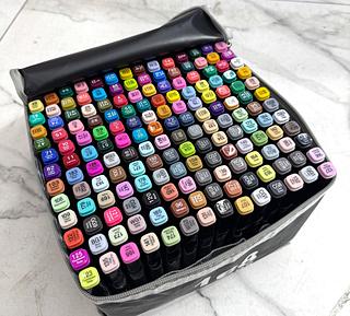 Caneta colorido ( 168pcs ) Box Fechado