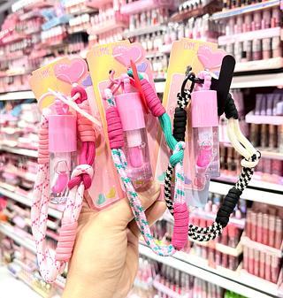 Lip Gloss Femme Paris Com Acessórios de Celular Cores separar que estevem disponível