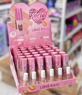 Corretivo Liquido Love Rain cores separar que estevem disponíveis
