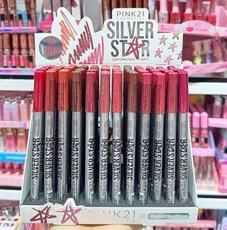 Lapis Comtorno Boca Pink 21 Cores separar que estevem disponível