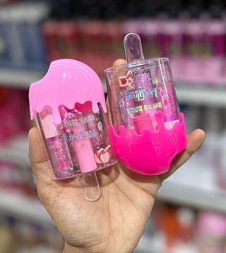 Kit Lip Gloss + Presilha 5 em 1 Bobbi Rara Cores separar que estevem disponíveis