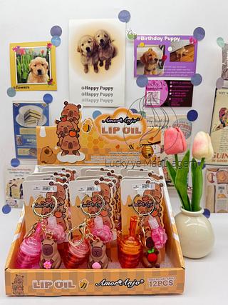 Lip Gloss Mel Capivara Amor Anjo ( Cores separar que estevem disponiveis )