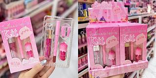 LIP Gloss + Lapis Labial + Apontador 4 Em 1 Yoyomaquiamor