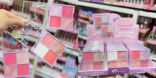 Blush e Iluminador Beijo de Neve Cores separar que estevem disponível