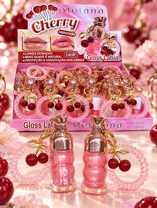 Lip gloss Melana Cores separar que estevem disponível