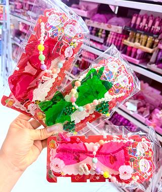 Kit óculos e colar de Natal Cores separar que estevem disponível