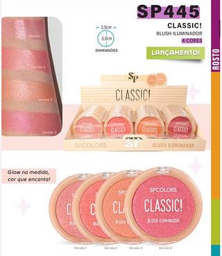 Blush ILUMINADOR SP Colors Cores separar que estevem disponíveis