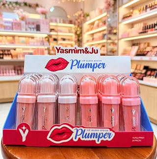 Lip Gloss Efeito Plumper Yasmim JU Cores separar que estevem disponível