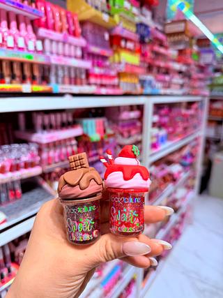 LIP GLOSS ICE CREAM CORES SEPARAR QUE ESTEVEM DISPONIVEIS