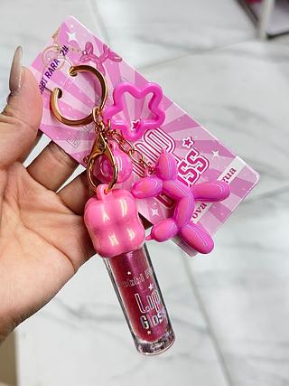 Lip Gloss Com Chaveiro Bobbi Rara Cores separar que estevem disponíveis