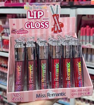 LIP GLOSS MISS ROMANTIC CORES SEPARAR QUE ESTEVEM DISPONIVEIS