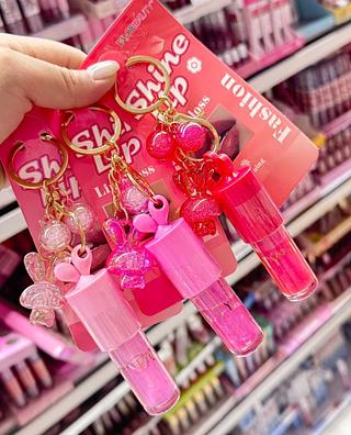 Lip Gloss Com Chaveiro FavorBeauty Cores separar que estevem disponível