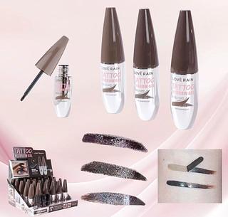 TATTO EYEBROW GEL LOVE RAIN CORES SEPARAR QUE ESTEVEM DISPONIVEIS
