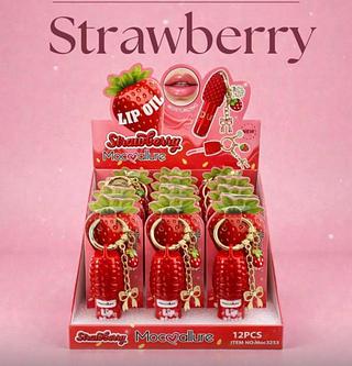 Lip Gloss Morango Mocoallure