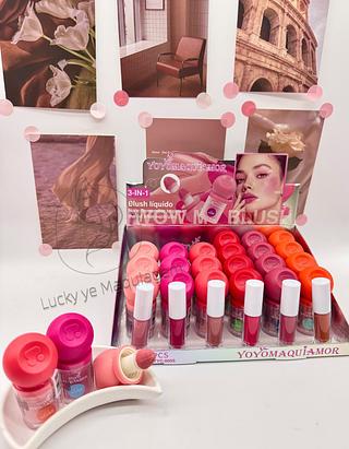 Blush Líquido YoYomaquiamor Corrs separar que estevem disponíveis