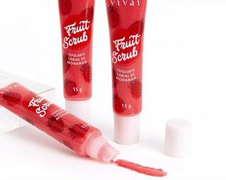 Esfoliante Labial de Morango Vivai