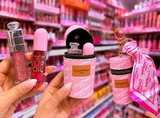 KIT LIP GLOSS COM BOLSINHA COCOFLEUR