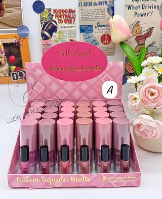 BATOM LIQUIDO MATTE A BOX FECHADO BELLE ANGEL