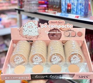 Pó Compacto Amor Anjo Cores separar que estevem disponíveis