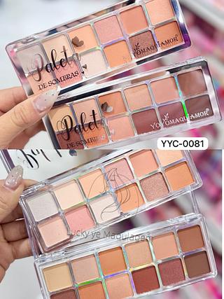 Paleta de Sombra YoYomaquiamor Cores separar que estevem disponíveis