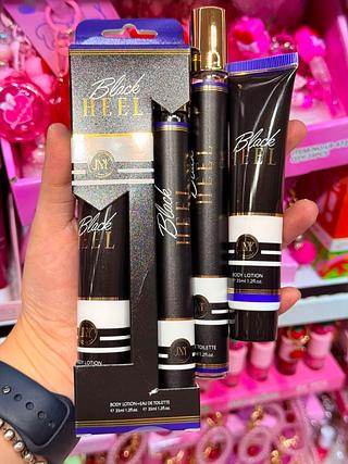 KIT PERFUME E HIDRATANTE BLACK HEEL JNY