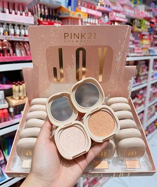 Iluminador Com Espelho Joy Pink 21 Cores separar que estevem disponível