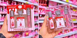 Kit Perfume + e lip gloss