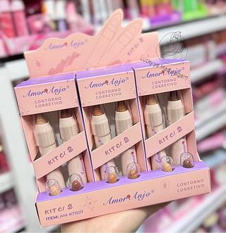 Corretivo e contorno Amor Anjo Cores separar que estevem disponível