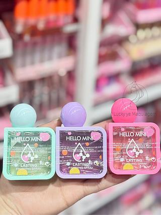 Fixador Spray para Make Hello Mini Cores separar que estevem disponíveis