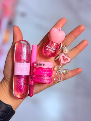Kit Lip Gloss com lip balm + Lapis de Boca Bobbi Rara Cores separar que estevem disponível