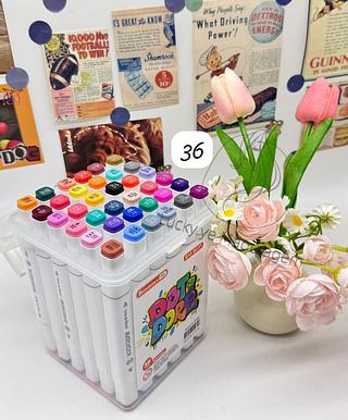 Kit 36 peças Caneta Colorir