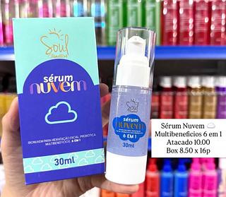 Serum nuvem Multibeneficios 6 em 1 Soul