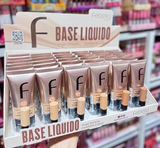 base Líquida Matte Febella Cores separar que estevem disponível