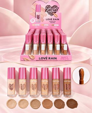 ORRETIVO LIQUIDO LOVE RAIN CORES SEPARAR QUE ESTEVEM DISPONIVEIS
