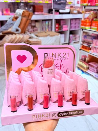 Blush Líquido Pink 21 Cores separar que estevem disponível