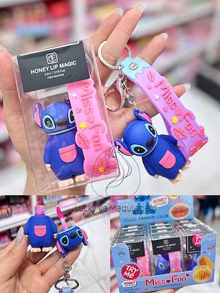 LIP GLOSS STITCH COM CHAVEIRO