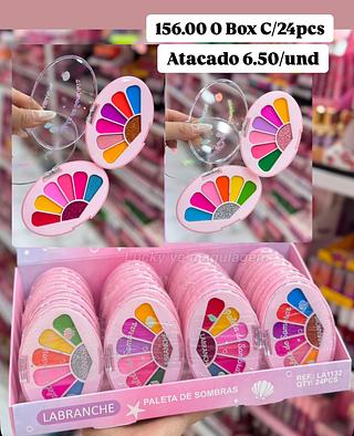 Paleta de sombra Labranche CORES SEPARAR QUE ESTEVEM DISPONIVEIS