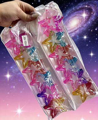 Presilha de flor para cabelo Estrela Cores separar que estevem disponível