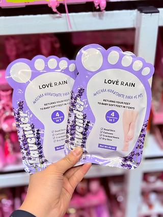 MASCARA HIDRATANTE PARA PES LOVE RAIN