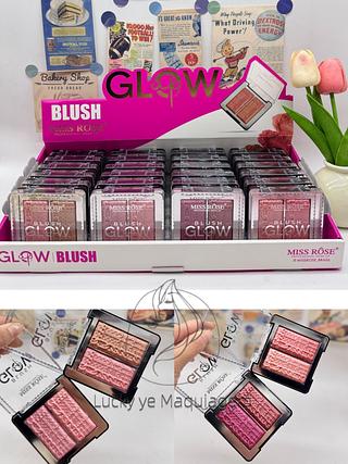 Blush Compacto Miss Rose Cores separar que esteve disponível