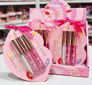 Kit Lip Gloss Love Rain