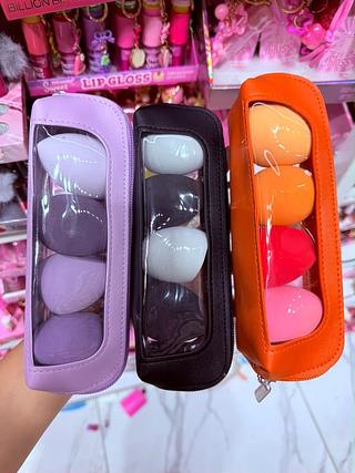 Kit esponja com bolsinha Cores separar que estevem disponível