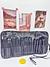 kit 24pcs pincel Bolsinha preto