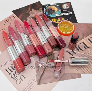 Batom Matte e gloss 2 em 1 Miss Rose ( Cor Sortido )