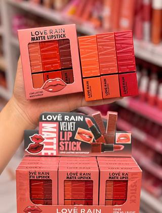 Kit Batom Love Rain Cores separar que estevem disponível