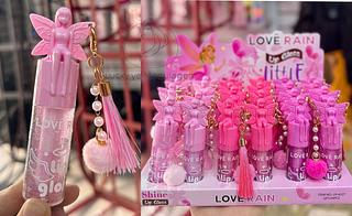 Lip Gloss Love Rain Cores separar que estevem disponível