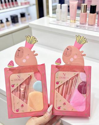 Kit pincel com Esponja