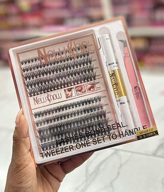 kit Cílio Tufinho Com cola e pinça New how