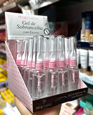 Gel de Sobrancelha incolor com Escova Mia Make