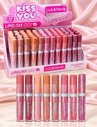 LIP GLOSS KISS LUA NEVE CORES SEPARAR QUE ESTEVEM DISPONIVEIS